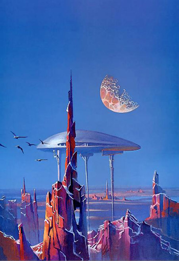 Painting by Bruce Pennington.