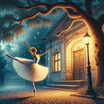 Аліса Коломієць. Казка про Липу і Балерину. Картинку створено авторкою за допомогою ШІ.