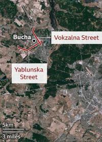 Yablunska Street (map) — BBC News​.