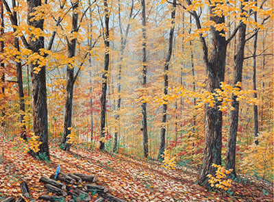 Days Of Autumn. Painting by Jake Vandenbrink.