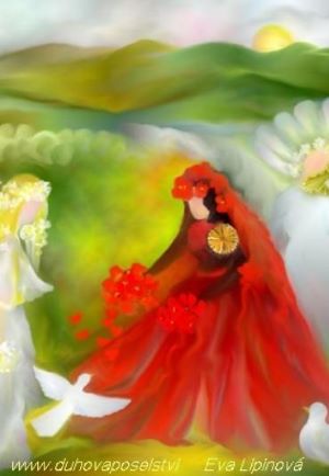 Painting by Eva Lipinova. Painting by Eva Lipinova.