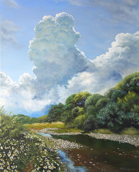 Григорій Поліщук. Перед бурею. Олія на панелі, 50×60 см, 2016 р.