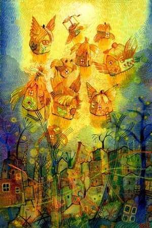 Painting by Potapenko Iryna. Mariupol