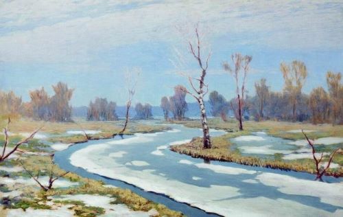 Архип Куїнджі. Рання весна (1895). Архип Куїнджі. Рання весна (1895).