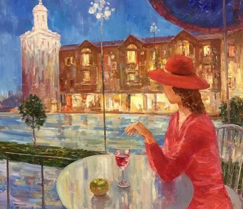 Очікування. Картина українського художника Андрія Живодьорова.