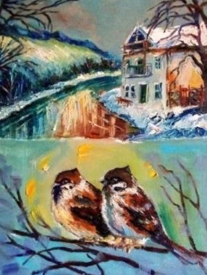 Мелодія Зими. Художниця Ірина Дашкіна