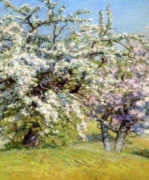 Джон Еннекінг (John Enneking), Квітучі луки (фрагмент).