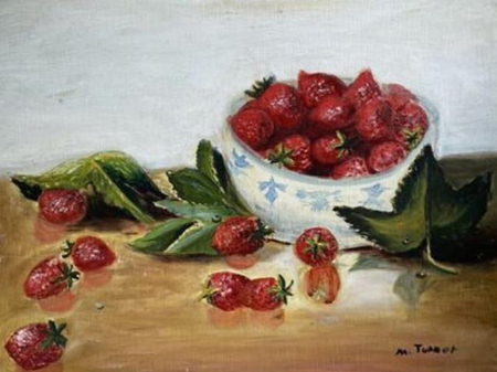 Strawberries. Painting br M. Turner (USA)
