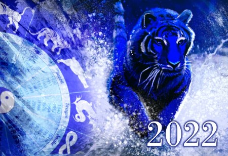2022 — рік Блакитного (Чорного) Водяного Тигра за китайським календарем. 