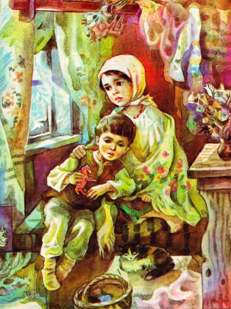 Леся Українка. Мамо, іде вже зима. Ілюстрована збірка віршів для дітей. Малюнки Лариси Іванової. Вірш. Літо краснеє минуло