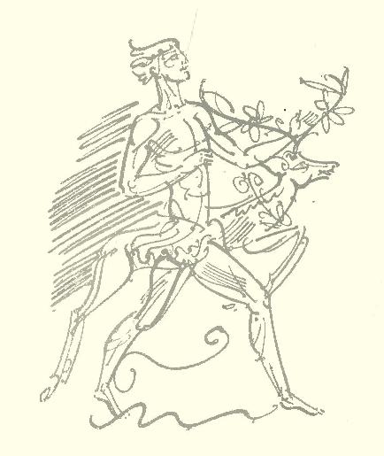 Міфи давньої Греції, Легенда про Кіпариса, книга Крилатий кінь
