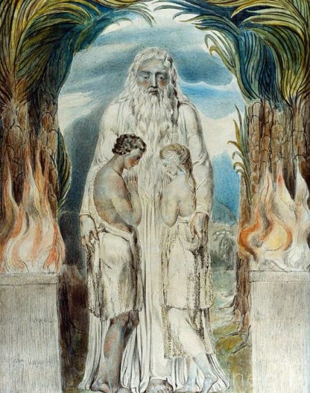 Давньоєврейський міф. Початок світу. Переказ Олександра Білоусенка. William Blake: Adam and Eve.