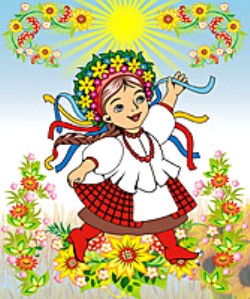 Народна легенда про дівчину-Україну, яку Господь обдарував піснею