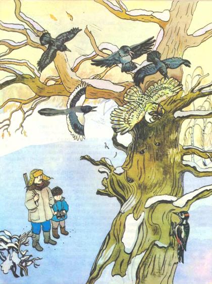 українські оповідання для дітей, оповідання про зиму, Олександр Копиленко, Зимовий день