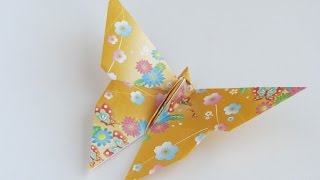 Орігамі, квітчастий метелик з паперу