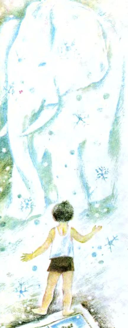 Анатолій Камінчук, Веселе полювання, ілюстрована збірка, вірш Білий слон