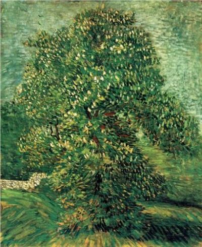 Vincent van Gogh. Chestnut Tree in Blossom, 1887  