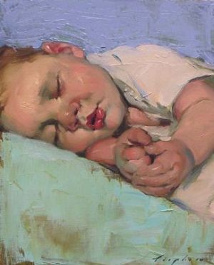 Malcolm Liepke - Sleeping Baby - Telluride Gallery of Fine Art