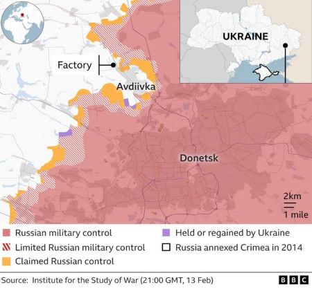 Ukraine fights on in ruined Avdiivka despite severe weapons shortage (BBC News)