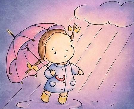 Наталя Карпенко. Вірші для дітей про літо. Тихо дощ про щось бурмоче.