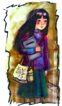 Оксана Давидова. Мобілка. Оповідання для школярів. Ілюстрації намалювала Марія Анікіна. Журнал Пригоди, 2010 р.