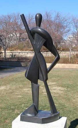 Гондольєр — скульптура Олександра Архипенка.