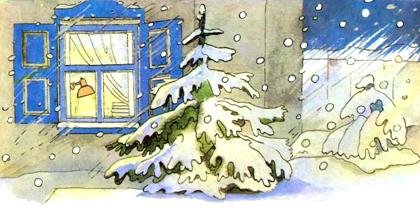 українські оповідання для дітей, оповідання про зиму, Василь Сухомлинський, зимове оповідання Як дзвенять сніжинки