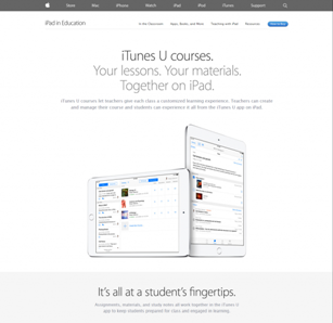 сервіси для навчання онлайн, iTunes U