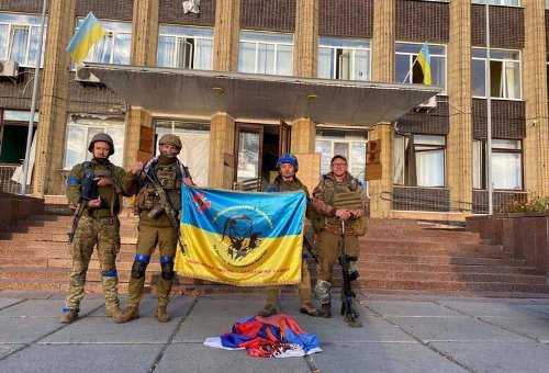 The Ukrainian Armed Forces raised the Ukrainian flag in Kupyansk — Censor.net.